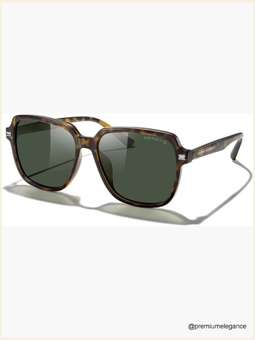 Retro Square Polarized Sunglasses Unisex Classic Trendy Sunnies